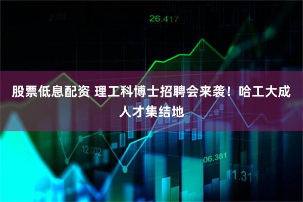 股票低息配资 理工科博士招聘会来袭！哈工大成人才集结地